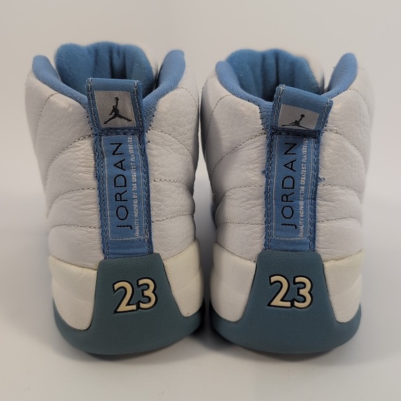 Air Jordan 12 Retro White University Blue Melo 2004 Women's Size 6 - Picture 5 of 12